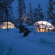 Illustration for article titled This Igloo Resort Lets You Watch the Northern Lights in Pure Luxury